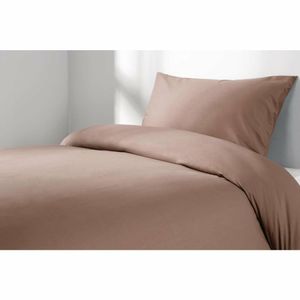 Mitre Essentials Spectrum Kick Pleat Valance Mocha Metric Single - GU163 - 1