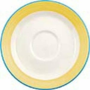Steelite Rio Yellow Saucers 150mm (Pack of 36) - V2974 - 1