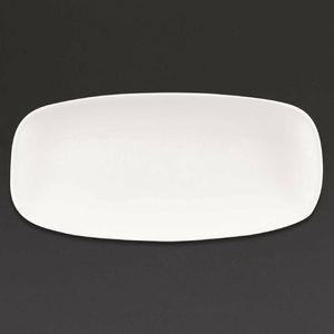 Churchill X Squared Oblong Plates White 127 x 269mm (Pack of 12) - DW344 - 1
