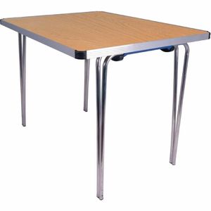 Gopak Contour Folding Table Oak 3ft - DM611 - 1