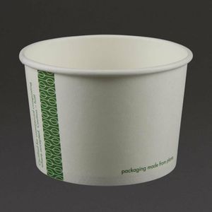Vegware Compostable Hot Food Pots 230ml / 8oz (Pack of 1000) - GH027 - 1