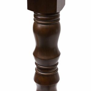 Islington Poseur Round Table Dark Wood 700mm - 3