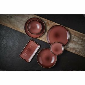 Dudson Harvest Plum Organic Rectangular Plate 10.6X6.3 inch Box 12 - CU036 - 3