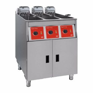 FriFri Super Easy 633 Electric Free Standing Triple Tank Fryer SL633L31N0 - CX909 - 1