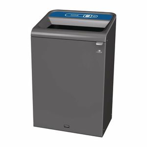 Rubbermaid Configure Recycling Bin with Paper Recycling Label Blue 125L - CX977 - 1