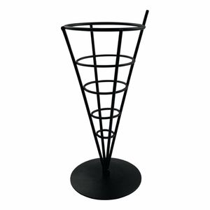 Beaumont Wire French Fry Cone Black - CZ642 - 1