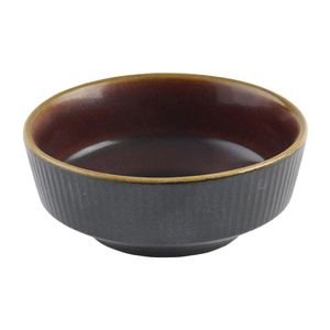 Churchill Nourish Tokyo Black Kochi Shallow Bowl 50 x 115mm (Pack of 12) - DX853 - 1