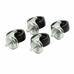 Beaumont Bottle Skip Castors Black Set of 4 - CZ446 - 1