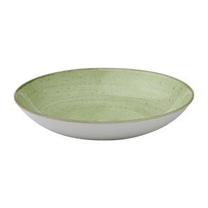 Churchill Stonecast Sage Green Coupe Bowl 248mm (Pack of 12) - DX009 - 3