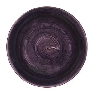 Churchill Stonecast Patina Deep Purple Coupe Plate 288mm (Pack of 12) - DX058 - 1