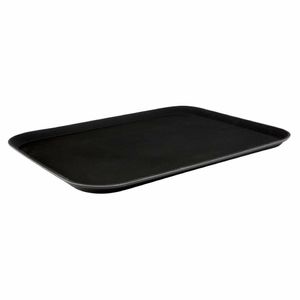 Beaumont Non-Slip Tray Black 381 x 508mm - CJ518 - 1