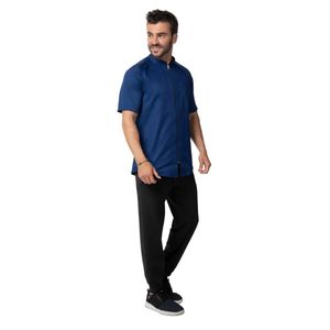 Chef Works Arcadia Sustainable Chef Jacket Ocean Blue XL - BA077-XL - 1