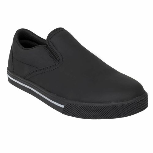 Slipbuster Recycled Microfibre Slip-on Shoe Matte Black 39 - BA062-39 - 1