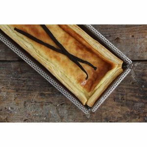 De Buyer Perforated Tart Mould with Removable Base 350x100x35mm - DZ732 - 3