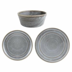 Olympia Cavolo Serve Like A Pro 18-Piece Charcoal Dusk Dinner Set - SA623 - 1