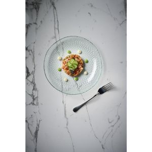 Churchill Isla Glass Clear Organic Glass Plate 225mm (Pack of 6) - DX131 - 3