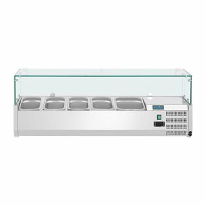 Polar G-Series Countertop Prep Fridge 4x GN 1/3 & 1x 1/2GN - GH261 - 1