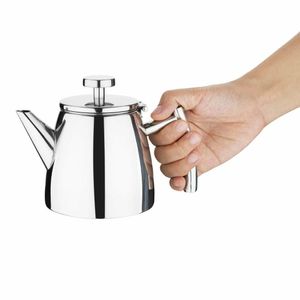 Olympia Conical Insulated Stainless Steel Teapot with Filter 350ml - DP600 - 3