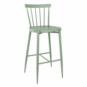 Bolero Windsor Aluminium Green High Stools (Pack of 2) - DX689 - 1