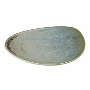 Olympia Ember Blue Triangle Plates 250mm (Pack of 6) - FU179 - 1
