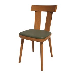 Bolero Bespoke Bamba Side Chair Olive/Oak - HS481 - 1