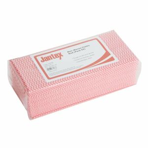 Jantex Non-Woven Cloths Red (Pack of 50) - HS594 - 1