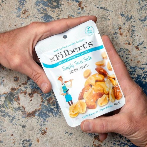 Mr Filbert's Simply Sea Salt Mixed Nuts 40g (Pack of 20) - FU481 - 4