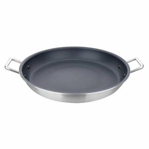 Vogue Aluminium Non-stick Teflon Platinum Plus Paella Pan 45cm - HT991 - 1