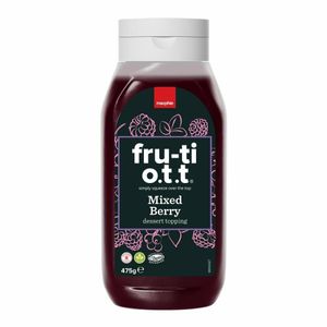 Macphie Fru-ti O.T.T Mixed Berry Dessert Topping 475g - KA111 - 1