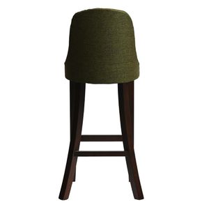 Kilsby Bar Chair in Dark Walnut with Shetland Forest Seat - HX899 - 3