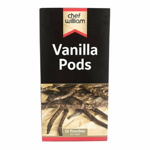 Chef William Vanilla Pods (24 Pods) - KA030 - 1