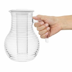Olympia Kristallon Jug With Cooling Tube Polycarbonate Ridged 1600ml - HC357 - 3