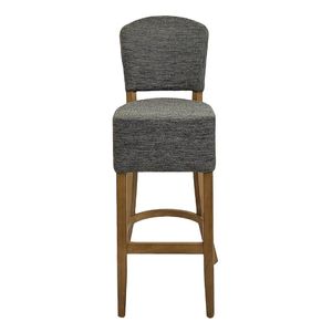 Hanoi Bar Chair in Weathered Oak with Shetland Smoke Seatpad - HP786 - 3