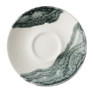 Churchill China Tide Black Espresso Saucers 115mm (Pack of 12) - HY967 - 1