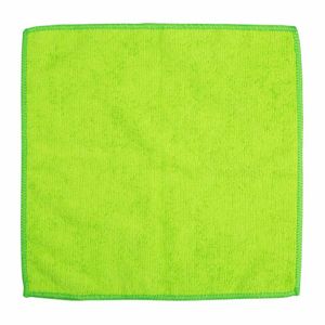 Jantex Microfibre Cloths Green (Pack 5) - HX270 - 1