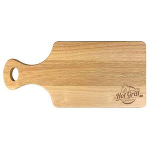 Custom Branded Hevea Wood Paddle Board (340x160mm) - 1