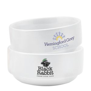 Custom Branded Ceramic Stacking Bowl - 1