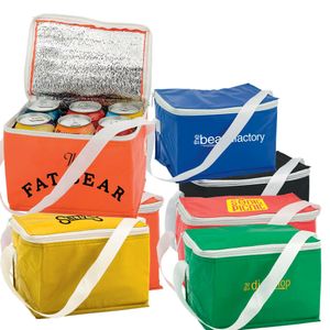Custom Branded PVC 6 Can Cool Bag - 1