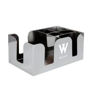 Custom Branded Chrome Bar Caddy - 1