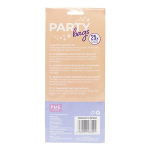 PME Party Bags with Silver Ties (25 Pack) - HZ053 - 3