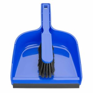Jantex Dustpan & Brush Set - Blue - HZ843 - 3