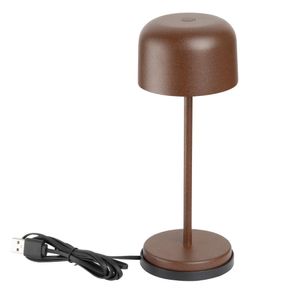 Olympia Siena Table Lamp Round Dome Chestnut 200mm - HZ201 - 3