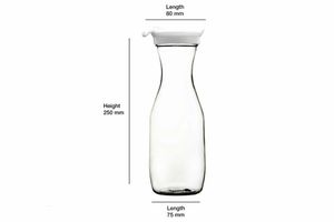 1000ml PET Carafe - with Lid (Case of 48) - 3