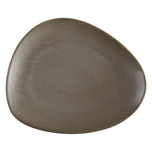 Olympia Ember Triangle Plates Mahogany 308x255mm (4 Pack) - JA556 - 1
