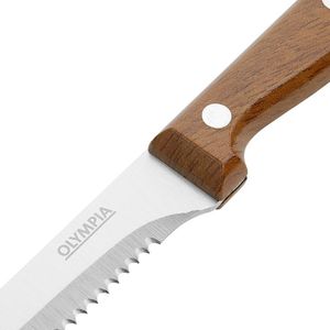 Olympia Steak Knives with PP Wood Effect Handles (12 Pack) - HZ970 - 3