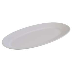 APS Tierra White Oval Platter 400mm - Each - GN577 - 1