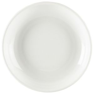 Genware Porcelain Couscous Plate 21cm/ 8.25 (Pack of 6) - 197621 - 1