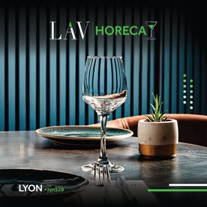 Lyon Wine Glass 29.5cl/ 10.25oz (Pack of 6) - LYN529KF - 3