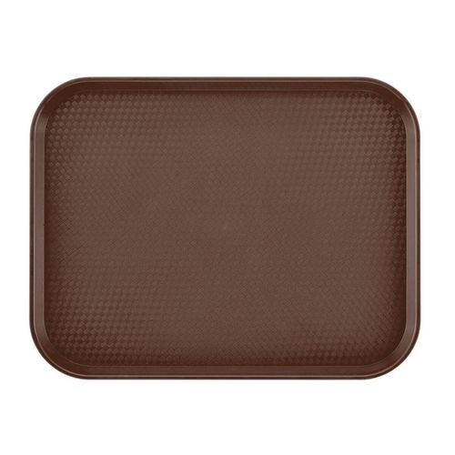 Cambro Brown Fast Food Tray 410x300mm - 1