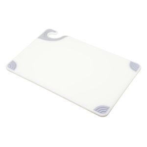 San Jamar White 6x9 Saf-T-Grip® Cutting Board - 3